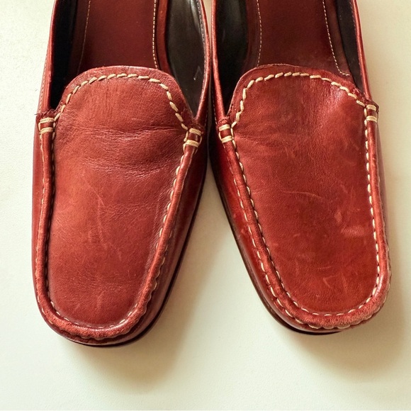 Cole Hann Leather Square Toe Mule - Size 8AA - Picture 3 of 6